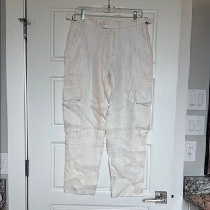 Banana Republic Women's Light Beige Cargo Pants